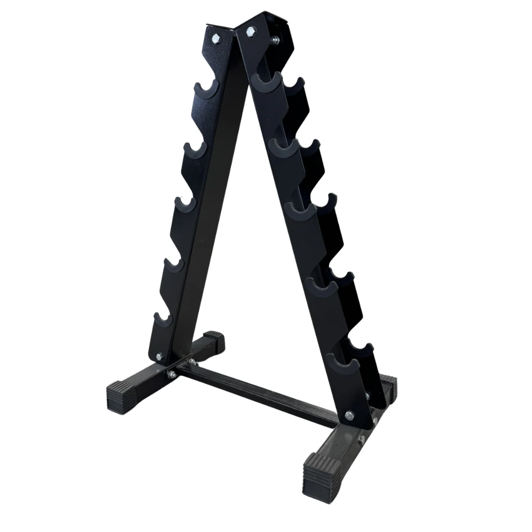 Ensemble: 5-25lb Haltères avec Rack - Image 4