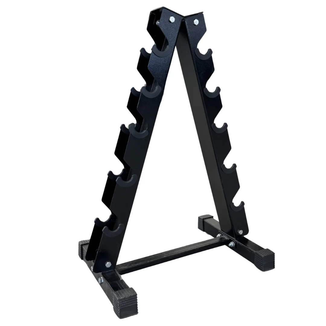 Ensemble: 5-25lb Haltères avec Rack - Image 5