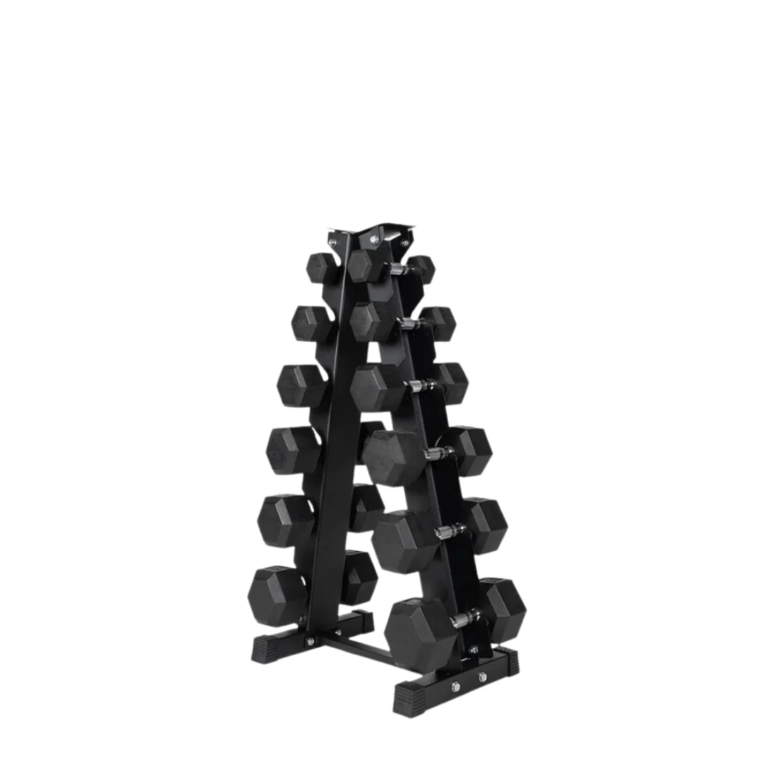 Ensemble : 5-30lb Haltères avec Rack - Image 3